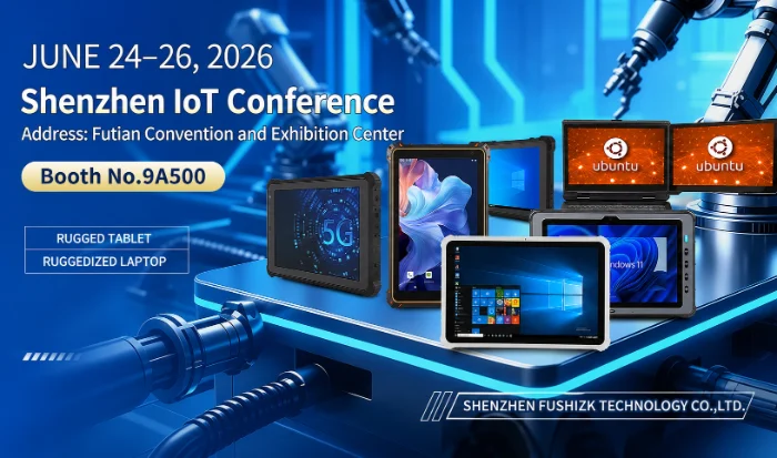 FUSHi TECH zaprezentuje wytrzymałe tablety i wzmocnione laptopy na konferencji Shenzhen IoT 2026